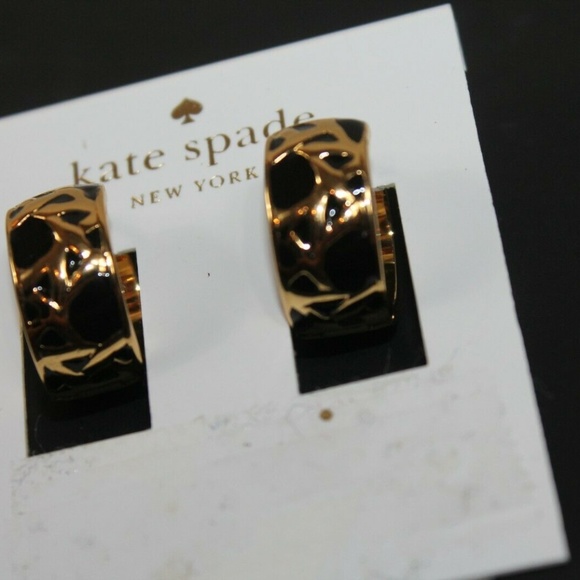 NEW Kate Spade New York Earrings gold plated Hoops